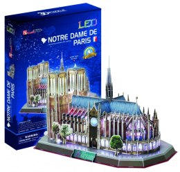 Puzzle 3D Notre Dame (Światło) Cubic Fun