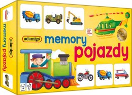 Gra Memory mini - pojazdy Adamigo