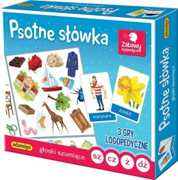 Gra Psotne słówka - Głoski szumiące Adamigo