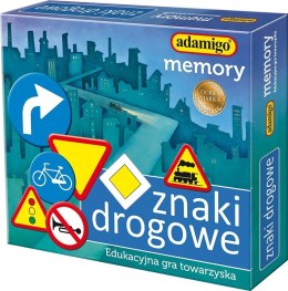 Gra memory Znaki drogowe Adamigo