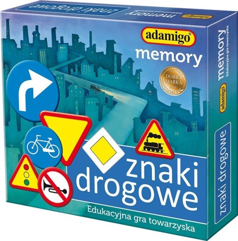 Gra memory Znaki drogowe Adamigo