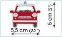 Klocki Youngtimer Trabant 601 Universal Feuerwehr Cobi Klocki