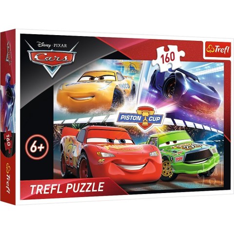 Puzzle 160 elementów Cars 3 - Zwycięski wyścig Trefl