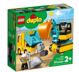 Klocki DUPLO 10931 Ciężarówka i koparka gąsienicowa LEGO