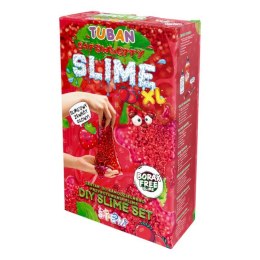 Masa plastyczna Zestaw super slime - Truskawka XL TUBAN