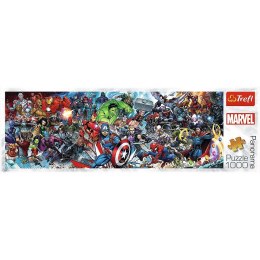 Puzzle 1000 elementów Panorama Marvel The Avengers Trefl