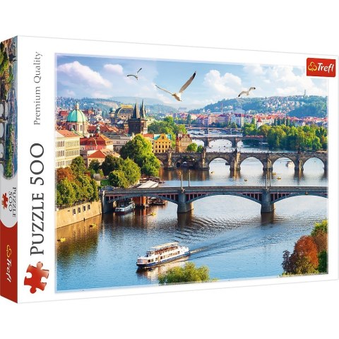 Puzzle 500 elementów Praga Czechy Trefl