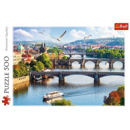 Puzzle 500 elementów Praga Czechy Trefl