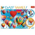 Puzzle 600 elementów Crazy Shapes - Kolorowe balony Trefl