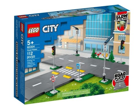 Klocki City 60304 Płyty drogowe LEGO