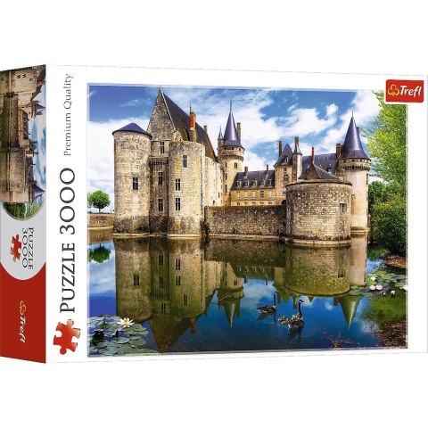 Puzzle 3000 elementów Zamek Scully-sour-Loire Francja Trefl