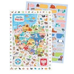 Puzzle obserwacyjne Mapa Polski CzuCzu