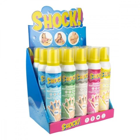 SHOCK! Pianko-żel 200ml Display 15 sztuk Mix TUBAN