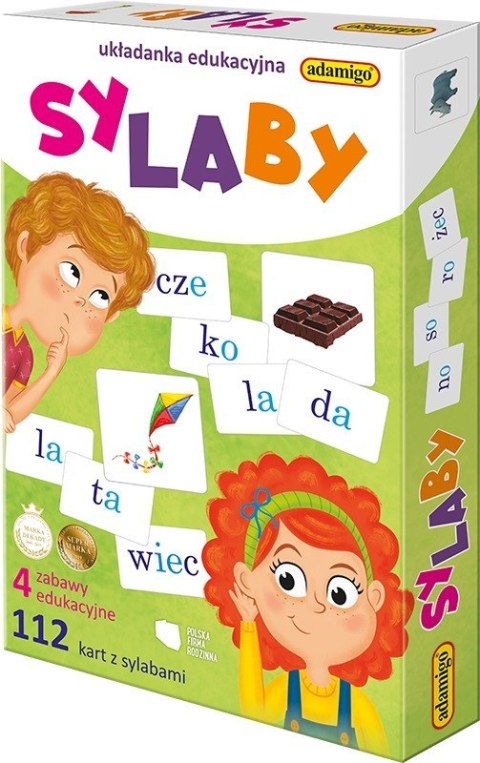 Sylaby układanka edukacyjna Adamigo