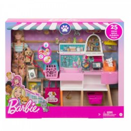 Zestaw z lalką Barbie Sklepik-salon dla zwierzaków Mattel