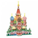 Puzzle 3D LED Katedra Św. Bazylego Cubic Fun