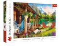 Puzzle 500 elementów Domek w górach Trefl