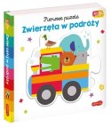 Książeczka Akademia Mądrego Dziecka. Pierwsze Puzzle. Zwierzęta w podróży Harper Collins