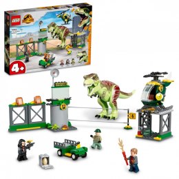 Klocki Jurassic World 76944 Ucieczka tyranozaura LEGO