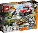 Klocki Jurassic World 76946 Schwytanie welociraptorów Blue i Bety LEGO