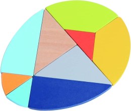 Gra układanka Jajko tangram w puszce IWood