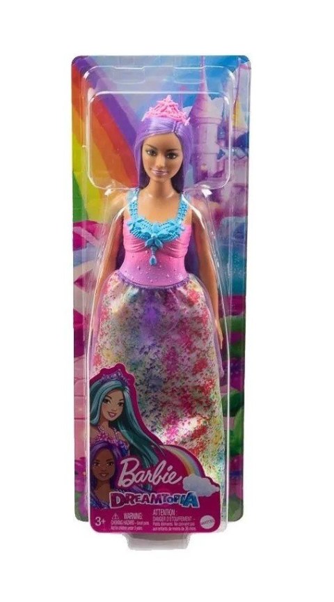 Lalka Barbie Dreamtopia fioletowe włosy Mattel