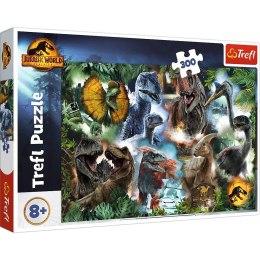 Puzzle 300 elementów Ulubione dinozaury Jurassic World Trefl