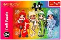 Puzzle 60 elementów Radosne lalki Rainbow high Trefl