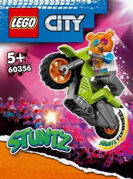 Klocki City 60356 Motocykl kaskaderski z niedźwiedziem LEGO