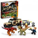 Klocki Jurassic World 76951 Transport pyroraptora i dilofozaura LEGO