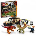 Klocki Jurassic World 76951 Transport pyroraptora i dilofozaura LEGO