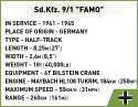 Klocki Sd.Kfz. 9/1 Famo Cobi Klocki