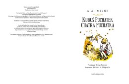 Książeczka Kubuś Puchatek. Chatka Puchatka Nasza księgarnia