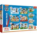 Puzzle 10in1 Niezawodna drużyna Psiego Patrolu Trefl