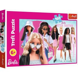 Puzzle 160 elementów Barbie i jej świat Trefl