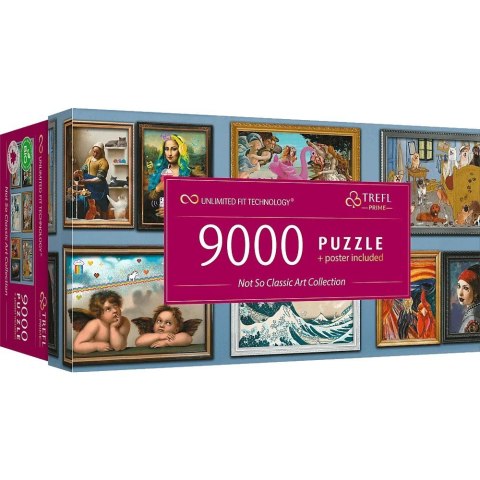 Puzzle 9000 elementów UFT Nie tak klasyczna kolekcja sztuki Trefl