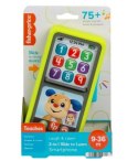 Smartfonik 2w1 Ucz się i śmiej! , Przesuwaj i ucz się Fisher Price