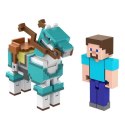 Figurka Minecraft Steve i koń Mattel