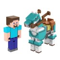 Figurka Minecraft Steve i koń Mattel