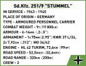 Klocki Sd.Kfz. 251/9 Stummel Cobi Klocki