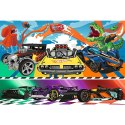 Puzzle 100 elementów Pędzące samochody Hot Wheels Trefl