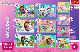 Puzzle 10w1 W świecie Gabi Gabby Dollhouse Trefl