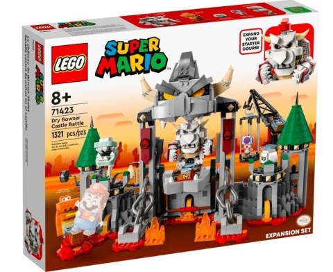 Klocki Super Mario 71423 Walka w zamku Dry Bowsera - zestaw rozszerzający LEGO