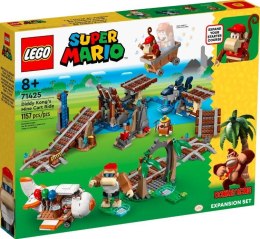 Klocki Super Mario 71425 Przejażdżka wagonikiem Diddy Konga - zestaw rozszerzający LEGO