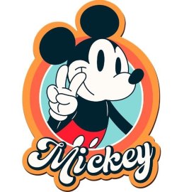 Puzzle 160 elementów drewniane konturowe Myszka Mickey Trefl