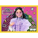 Puzzle 4w1 Barbie wesoły świat Trefl