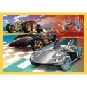 Puzzle 4w1 Hot Wheels pojazdy Trefl