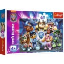 Puzzle 60 elementów Przygody bohaterów Psi Patrol Paw Patrol Trefl