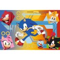 Puzzle 60 elementów Sonic w akcji Trefl