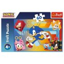 Puzzle 60 elementów Sonic w akcji Trefl